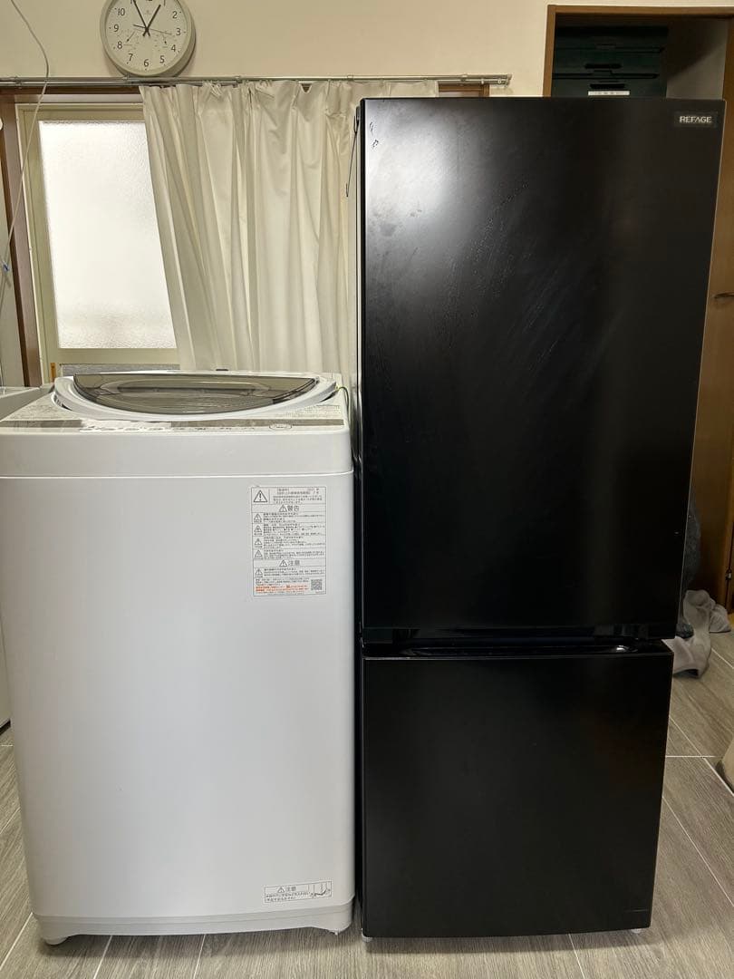 福岡市配送設置無料　2024年製156L冷蔵庫、洗濯機セット