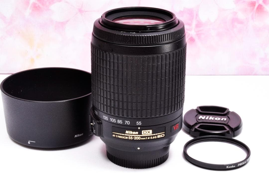 手振れ補正❤️Nikon AF-S 55-200mm VR❤️人気望遠レンズ❤️