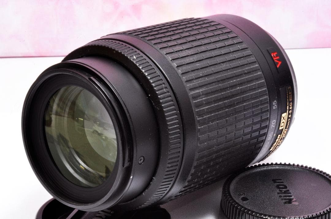 手振れ補正❤️Nikon AF-S 55-200mm VR❤️人気望遠レンズ❤️