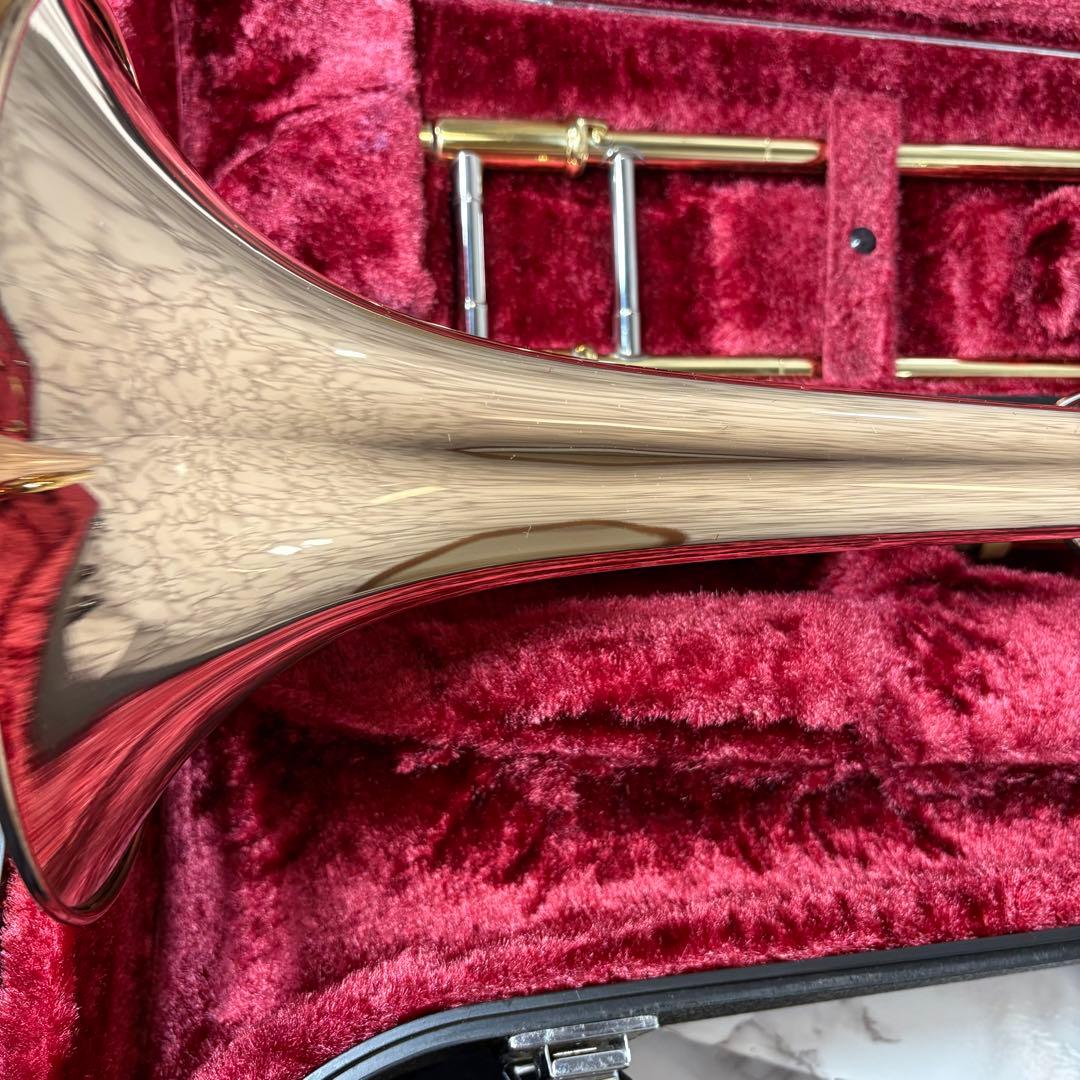 美品　ヤマハYSL-3540R テナーバストロンボーン マウスピース付　メッキ