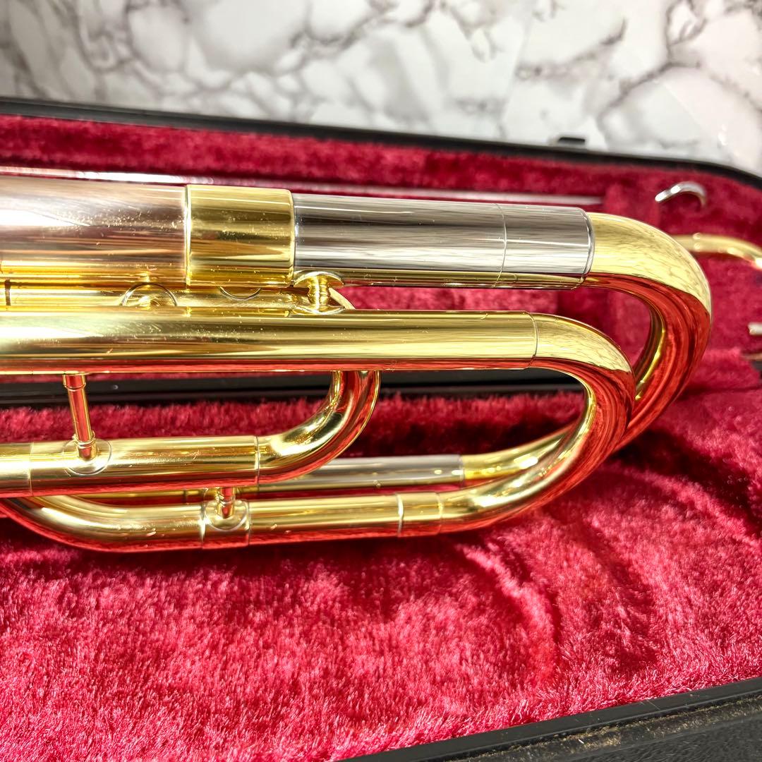 美品　ヤマハYSL-3540R テナーバストロンボーン マウスピース付　メッキ