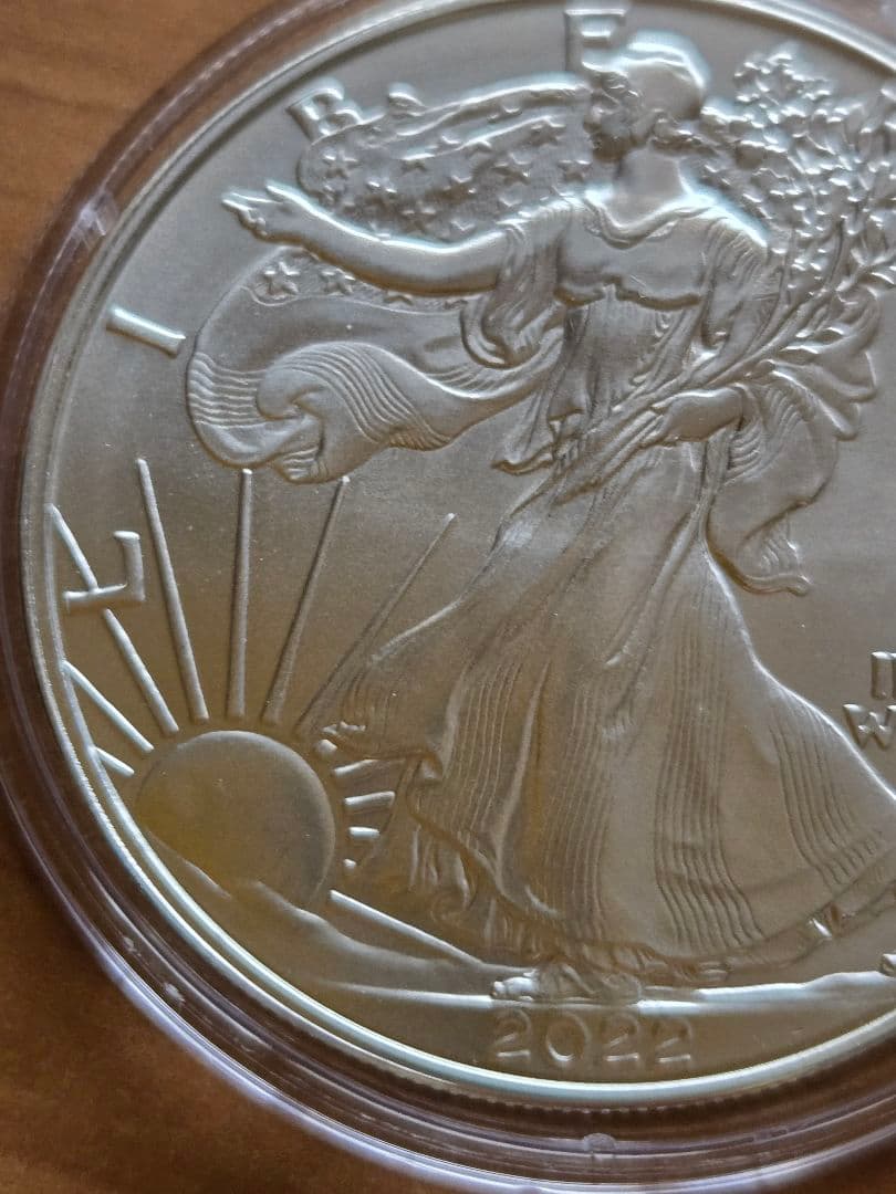 アメリカ　イーグル 銀貨　１オンス 2022年　1ドル