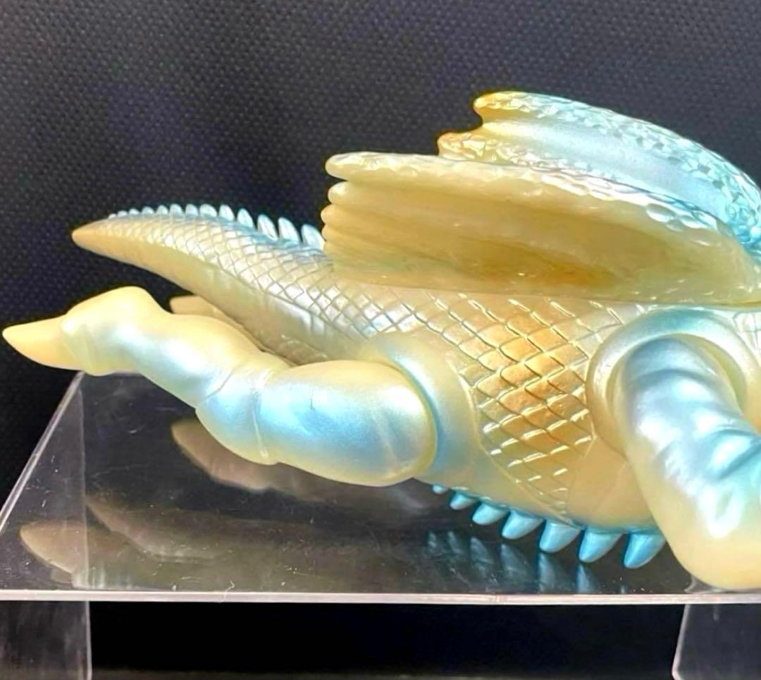 希少■ マルサン ガイガン 飛行形態 蓄光 ソフビ / 東宝