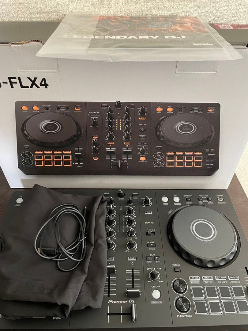 【未使用品】Pioneer DJ DDJ-FLX4　DJコントローラー カバー付