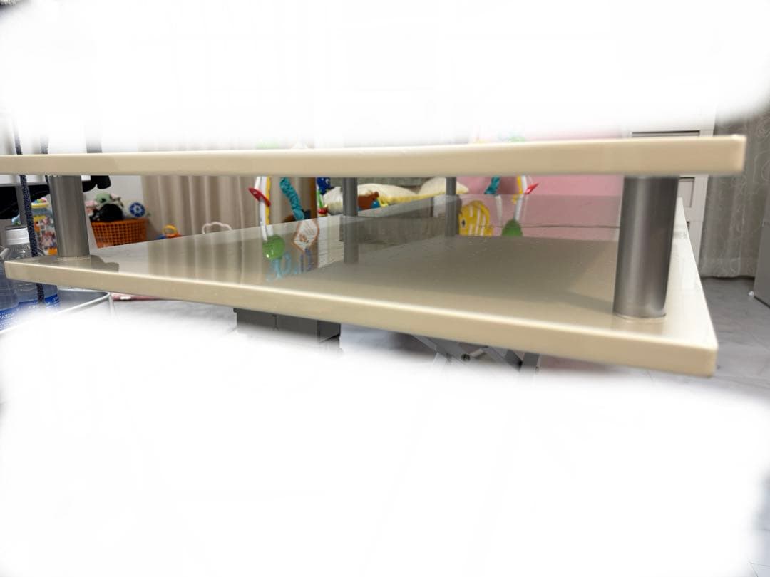 ディノス　棚付き昇降式テーブル　リビングテーブル　ダイニングテーブル