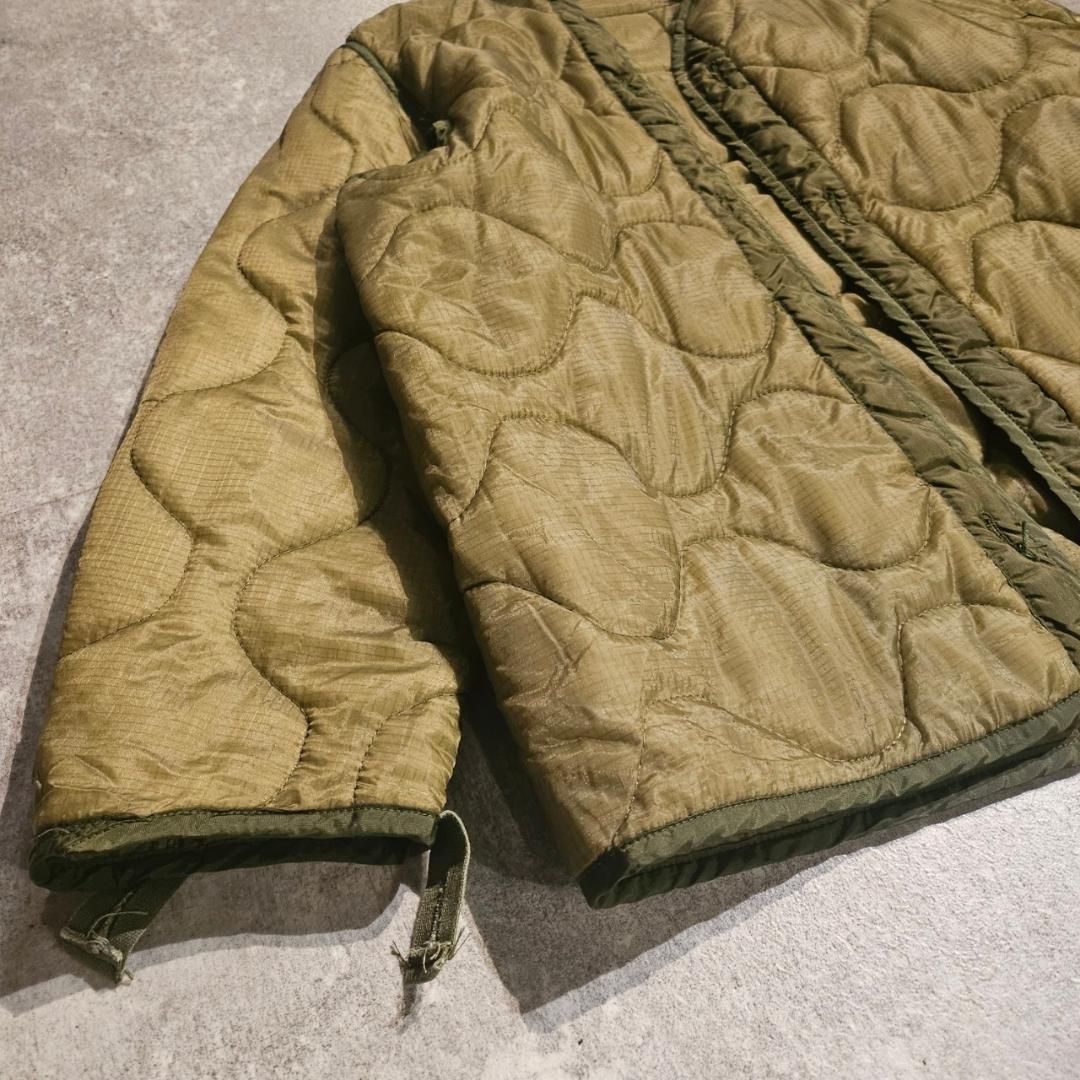 70s M-65 キルティング ライナージャケット ミリタリー DM1048
