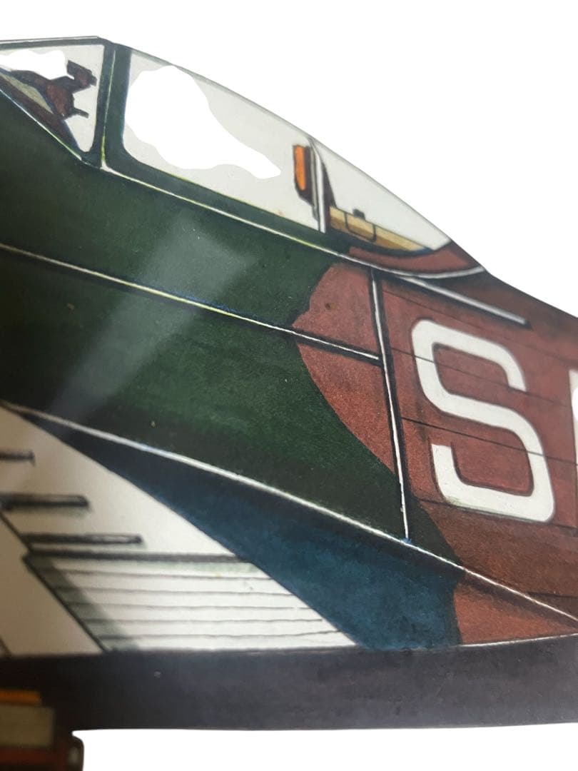 イギリス空軍主力レシプロ戦闘機「スピットファイア」のvectorイラスト画