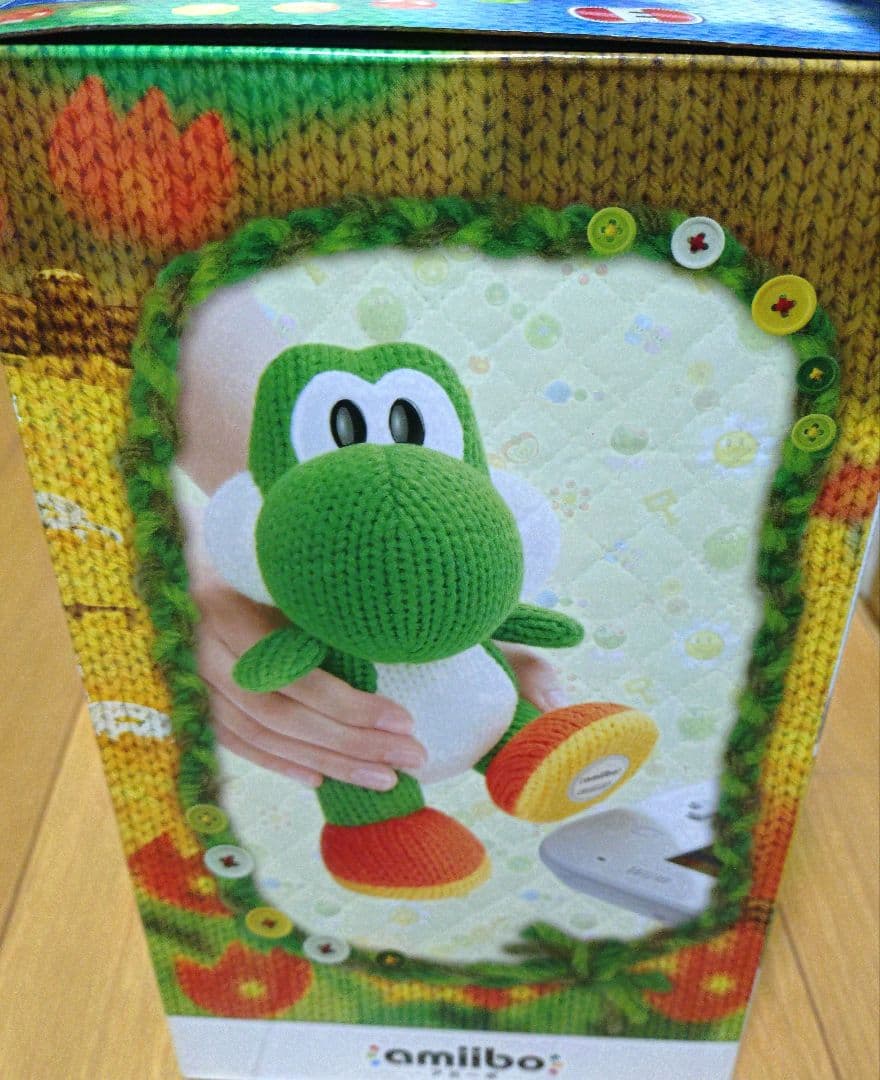 新品あみぐるみヨッシービッグ amiibo フィギュア