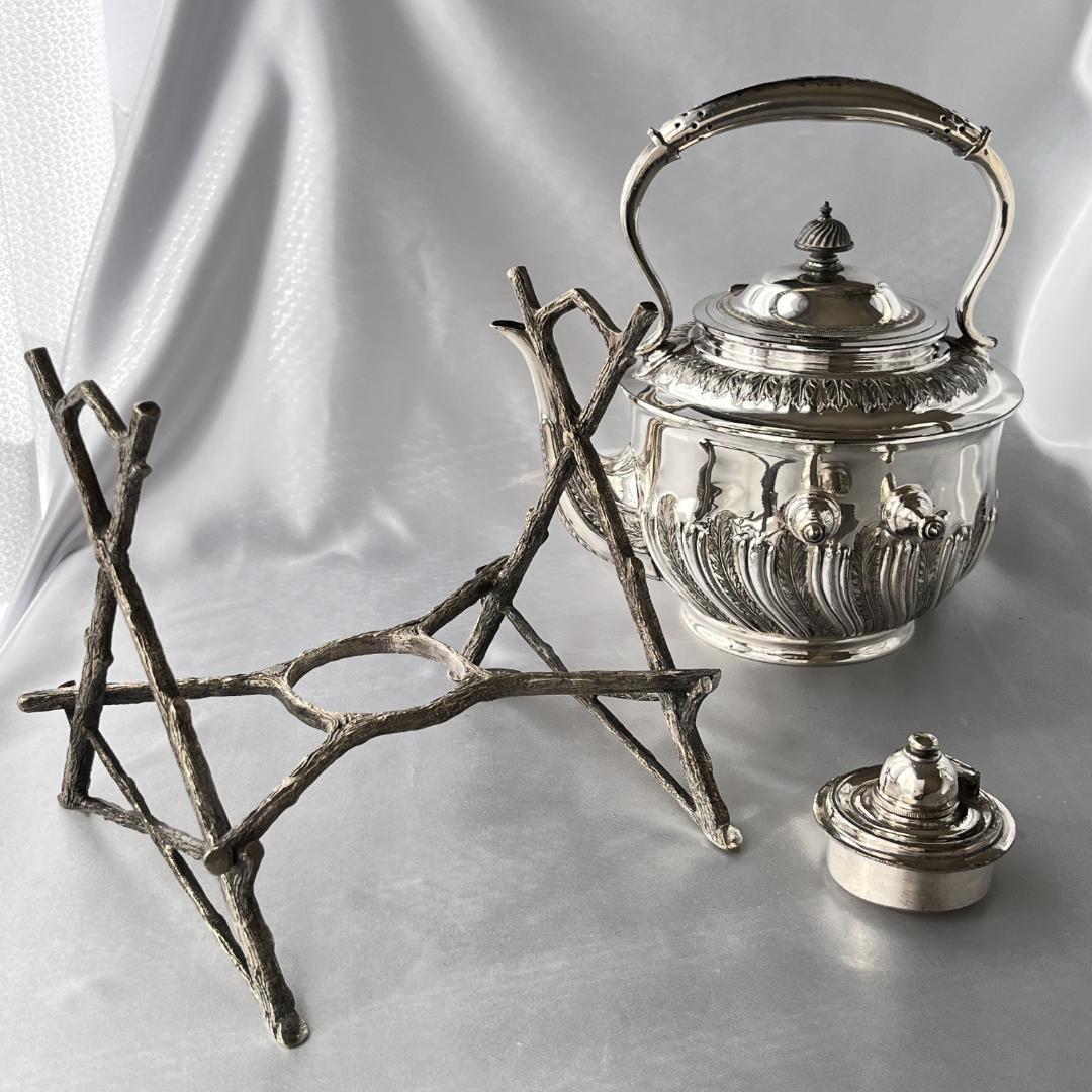 【Walker & Hall】 ビクトリアン ティーケトル バナー / スタンド