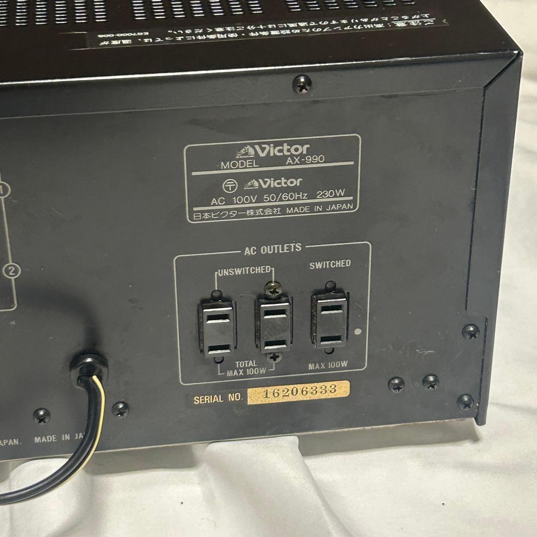 【動作確認・名機】Victor AX-990 プリメインアンプ