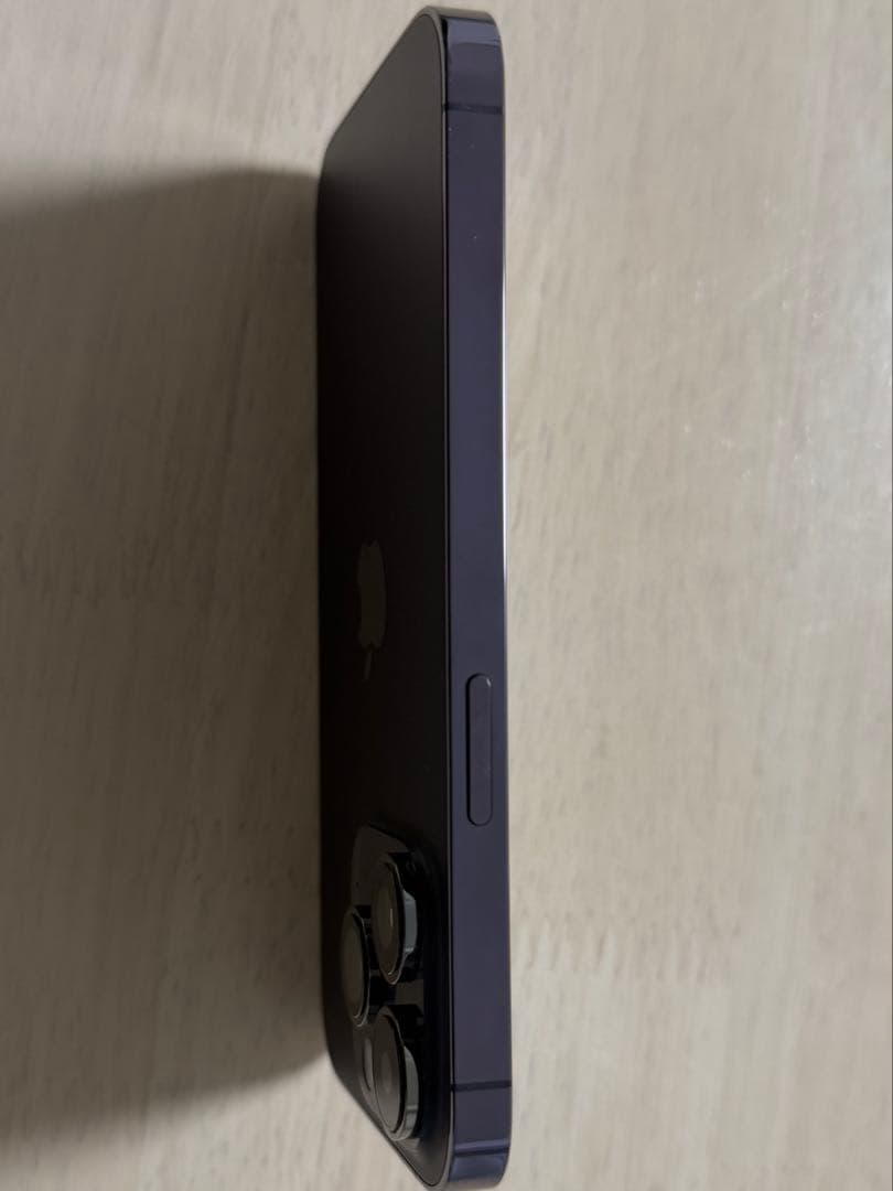 【美品】Apple iPhone 14 Pro ディープパープル 128GB