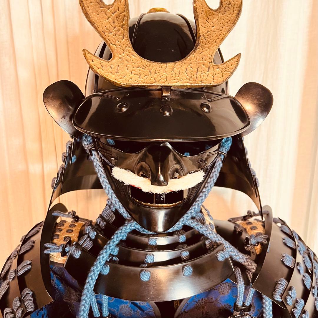 【アイコム匿名配送即発送即購入ok】専用　鎧•甲冑】黒色紺糸威当世具足