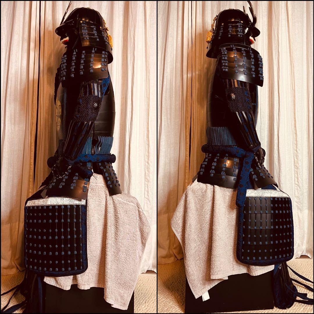 【アイコム匿名配送即発送即購入ok】専用　鎧•甲冑】黒色紺糸威当世具足
