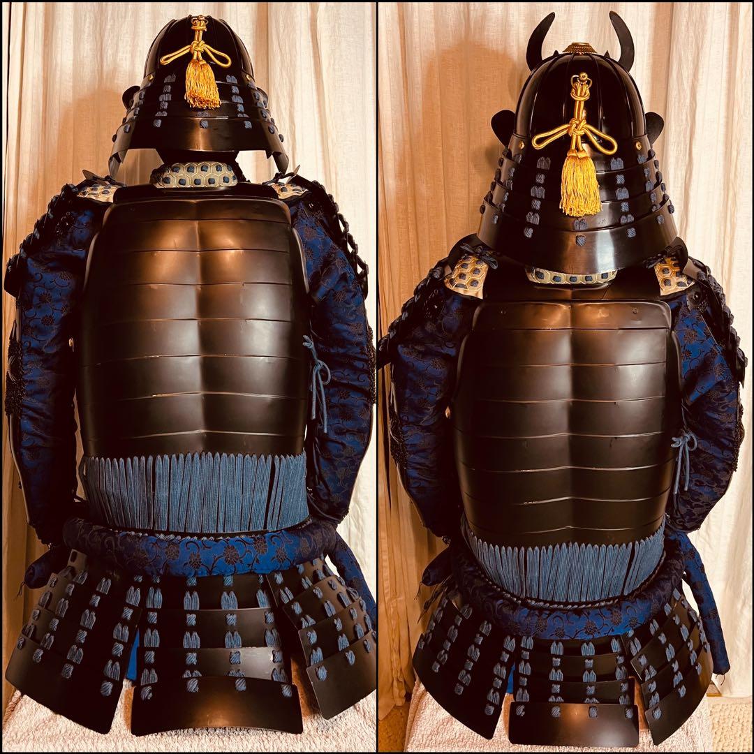 【アイコム匿名配送即発送即購入ok】専用　鎧•甲冑】黒色紺糸威当世具足