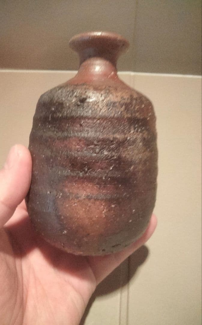 備前焼　徳利　横山秋水　息子は横山直樹