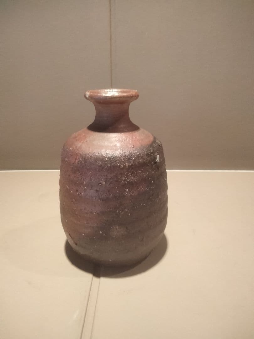 備前焼　徳利　横山秋水　息子は横山直樹