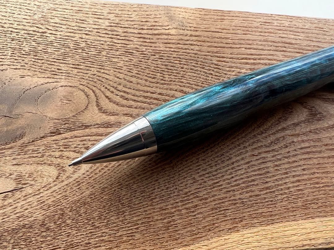 【新品・未使用】金杢犀　シャープペンシル　レジン silver MP