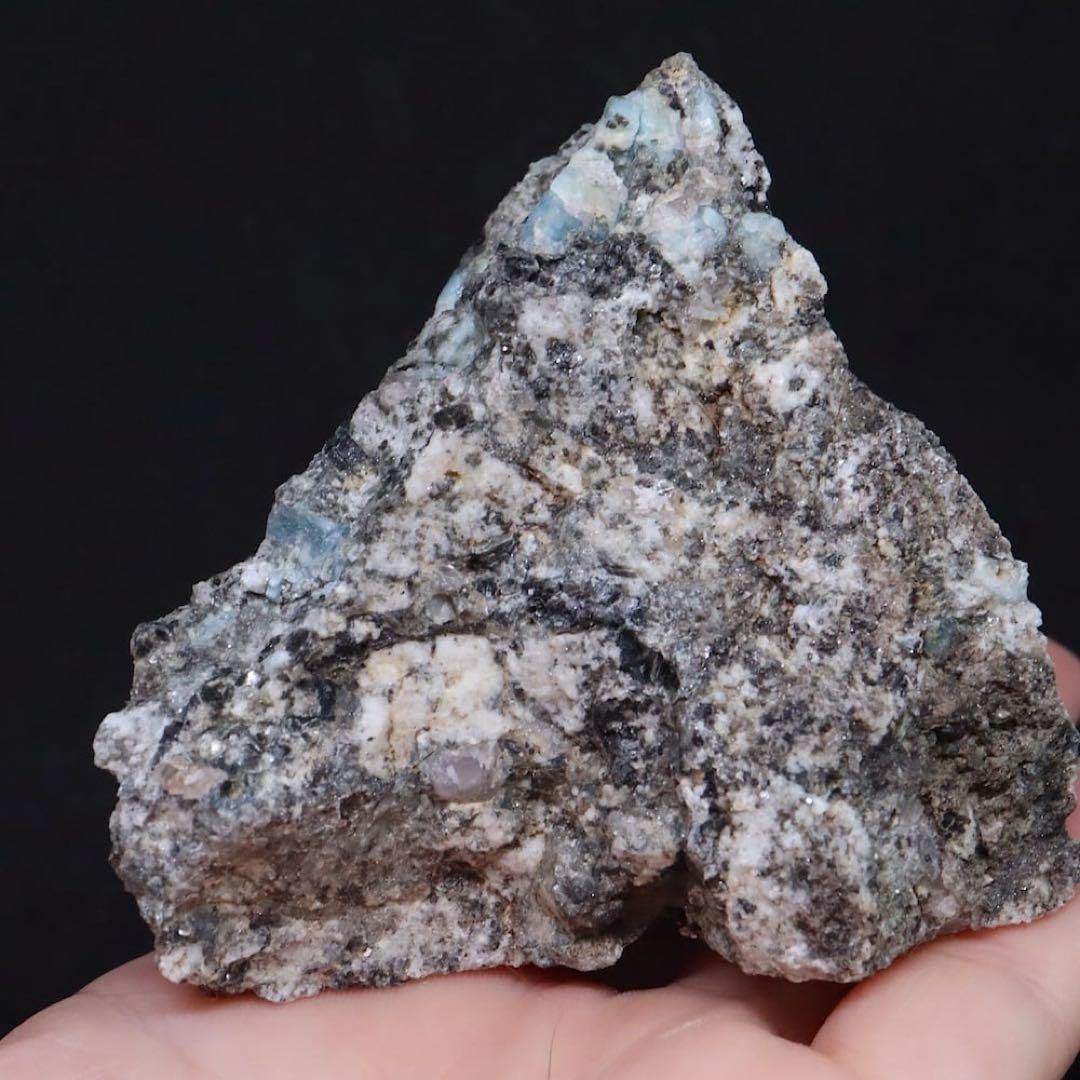 自主採掘！アクアマリン カリフォルニア産 263g AQ322 鉱物　原石天然石