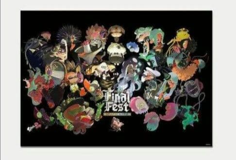 希少☆新品未使用☆匿名配送　スプラトゥーン2 B2ポスター 非売品