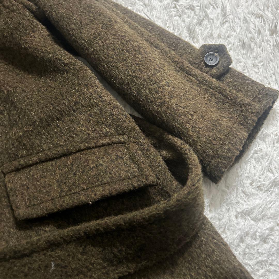 ジャケット・アウター soerte Wool Blend Shaggy Over Coat