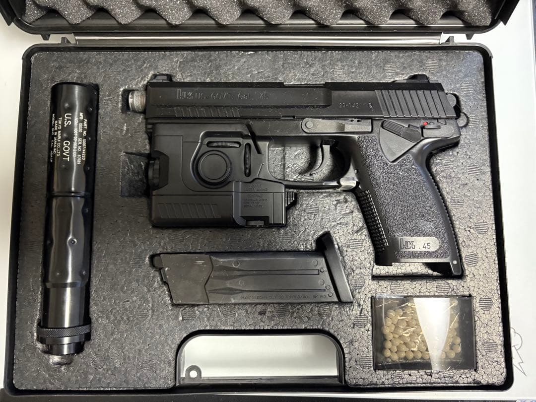 東京マルイ SOCOD MK.23 固定スライドガスガン LED交換品