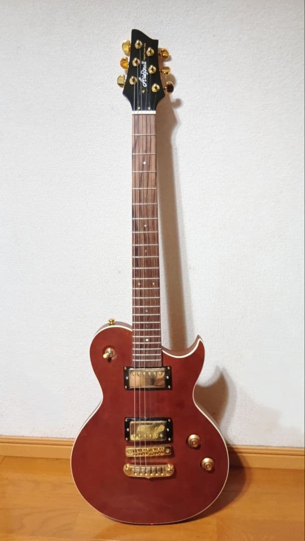 【未使用】Aria ProⅡ MAHOⅡ オールマホガニーボディ