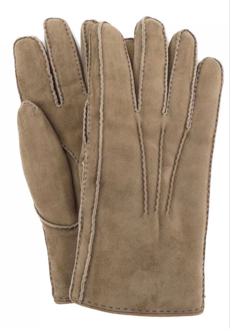 新品同様　Loro piana ロロピアーナミンクファーライナー　レザーグローブ
