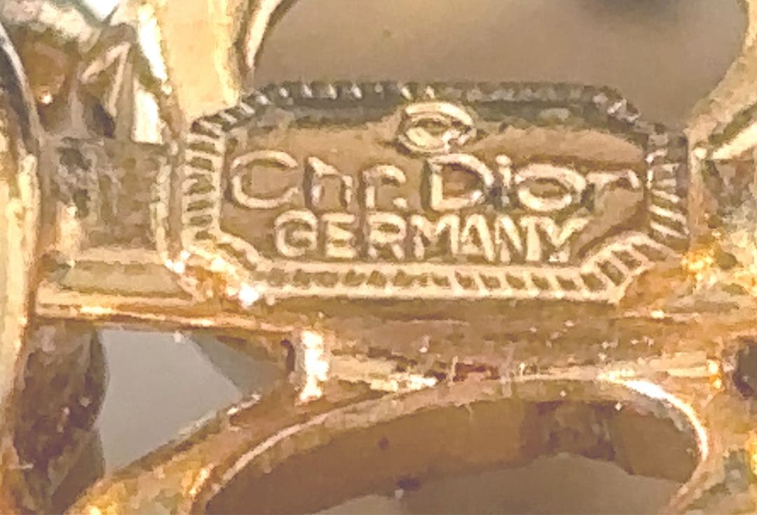 【ヴィンテージ】クリスチャン・ディオール ドイツ製 ブローチ