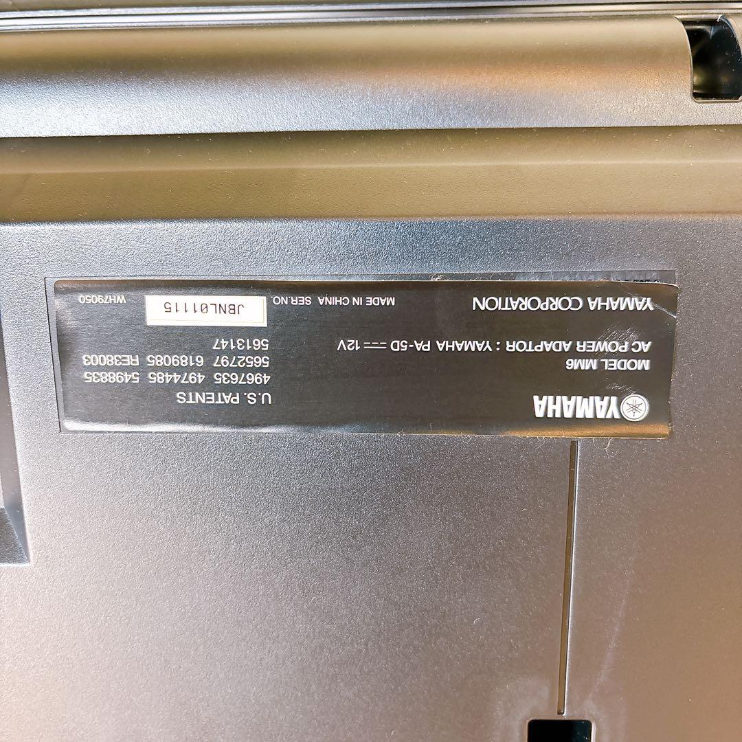 【ジャンク】 YAMAHA ヤマハ MM6 シンセサイザー 純正ソフトケース付き