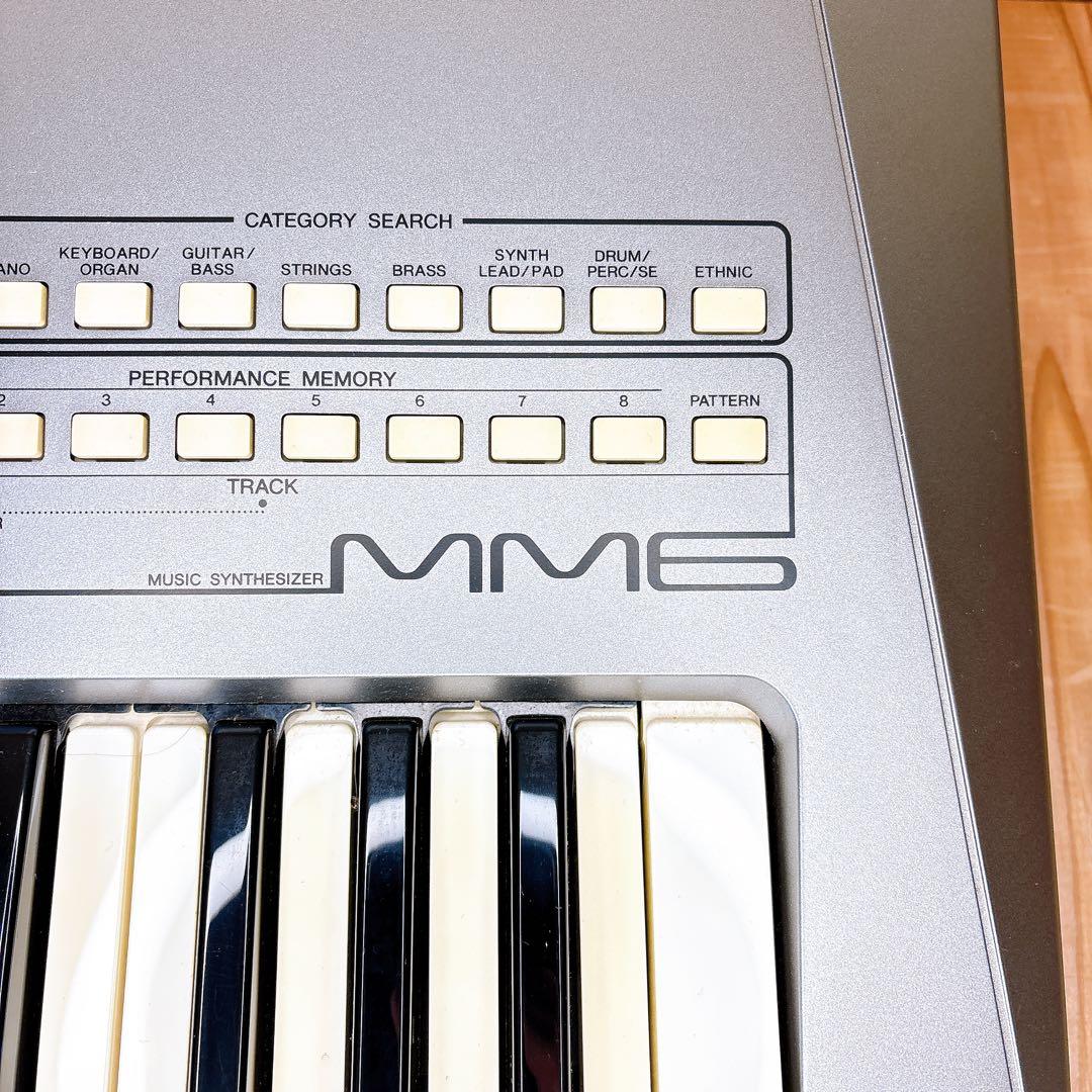 【ジャンク】 YAMAHA ヤマハ MM6 シンセサイザー 純正ソフトケース付き