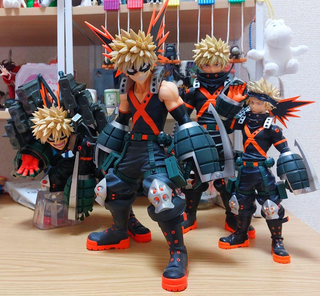 爆豪勝己 一番くじ フィギュア ストレイフパンツァーなど 4体 まとめ売り