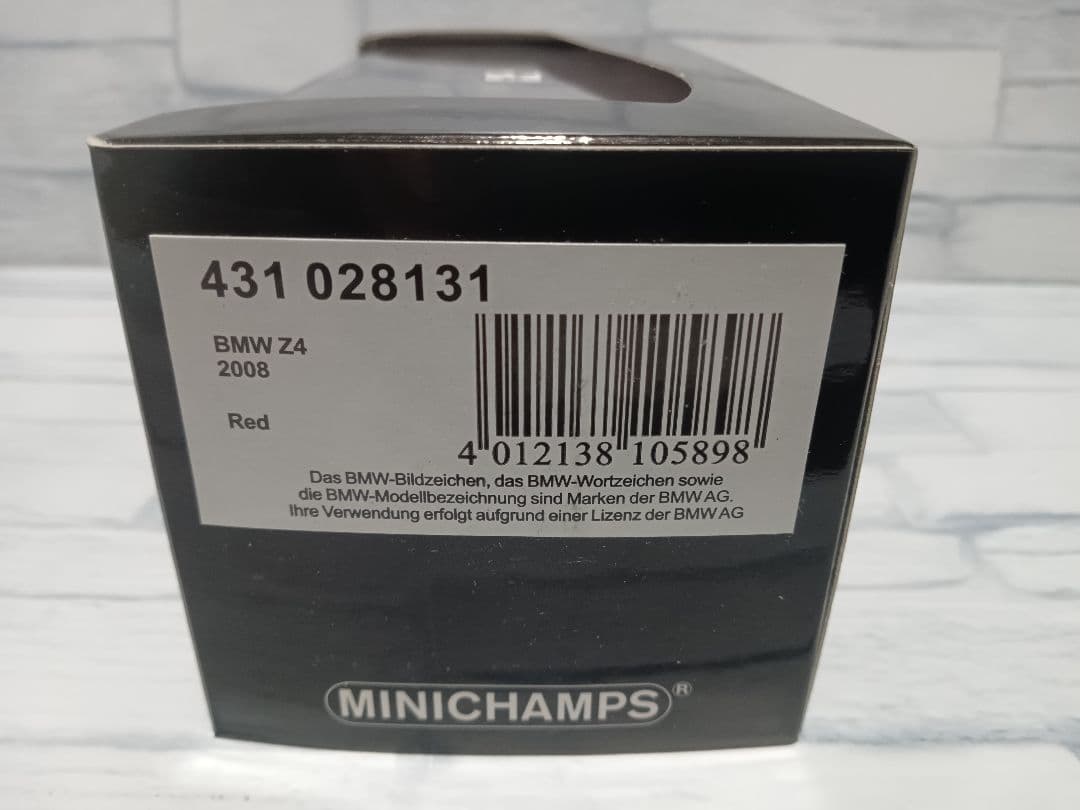 1/43 ミニチャンプス　BMW Z4 35i E89 ミニカー　レッド