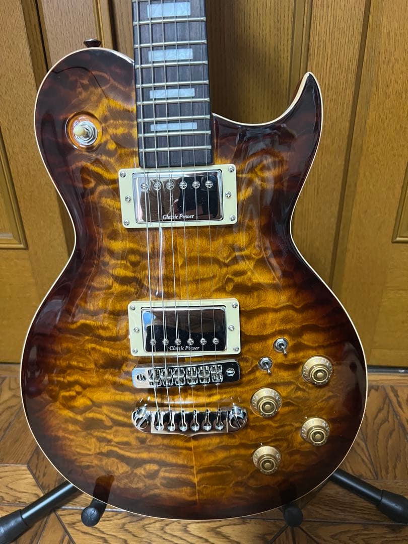 ひろパパAria Pro Ⅱ エレキギター レスポールPE-480