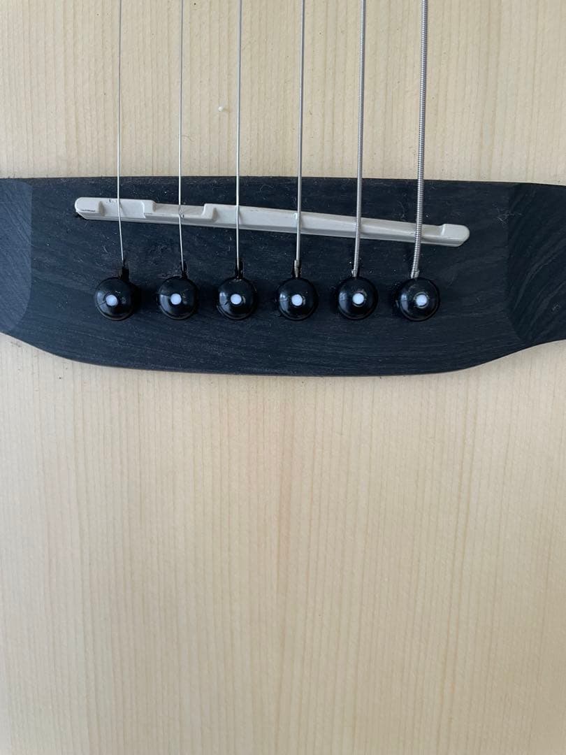 【美品】アコースティックギター 左利きレフトハンド ストラップ ソフトケース付