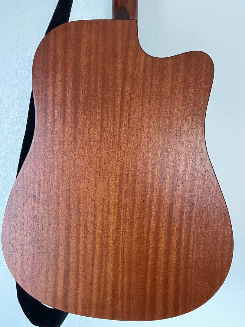 【美品】アコースティックギター 左利きレフトハンド ストラップ ソフトケース付