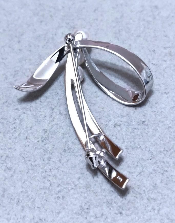 MIKIMOTO　ミキモト パール真珠　SILVER　ブローチ　40451