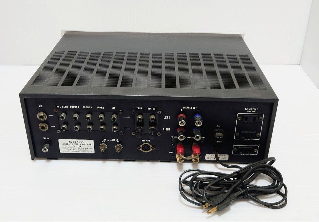 ソニー SONY プリメインアンプ TA-1120A ウッドケース付 ジャンク