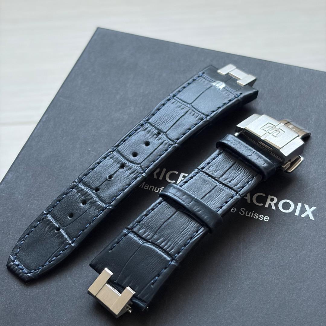 モーリス・ラクロア アイコン オートマチック 42mm ブルー 純正革ベルト付