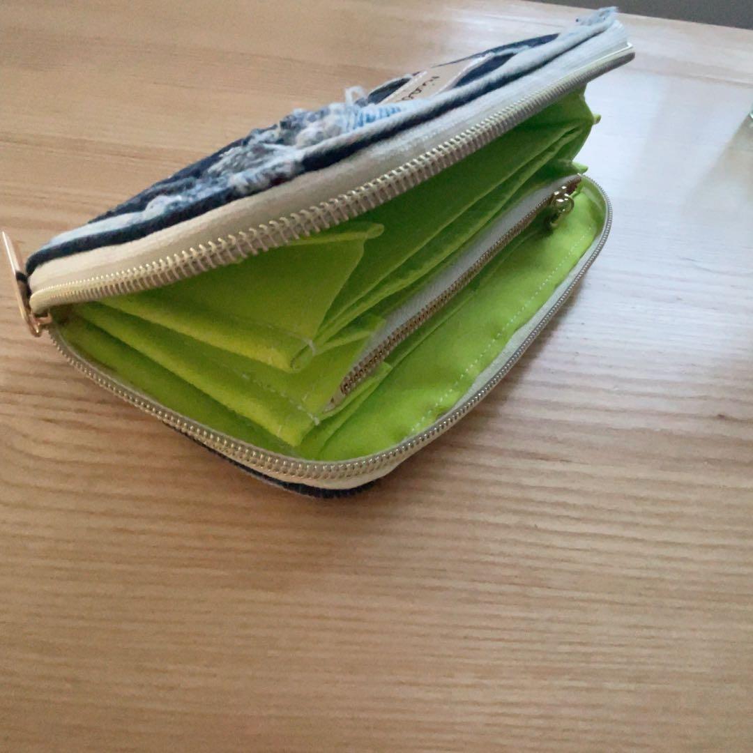 専用10/1までお取り置き デニム リメイク ウォレット Ｎｏ．3