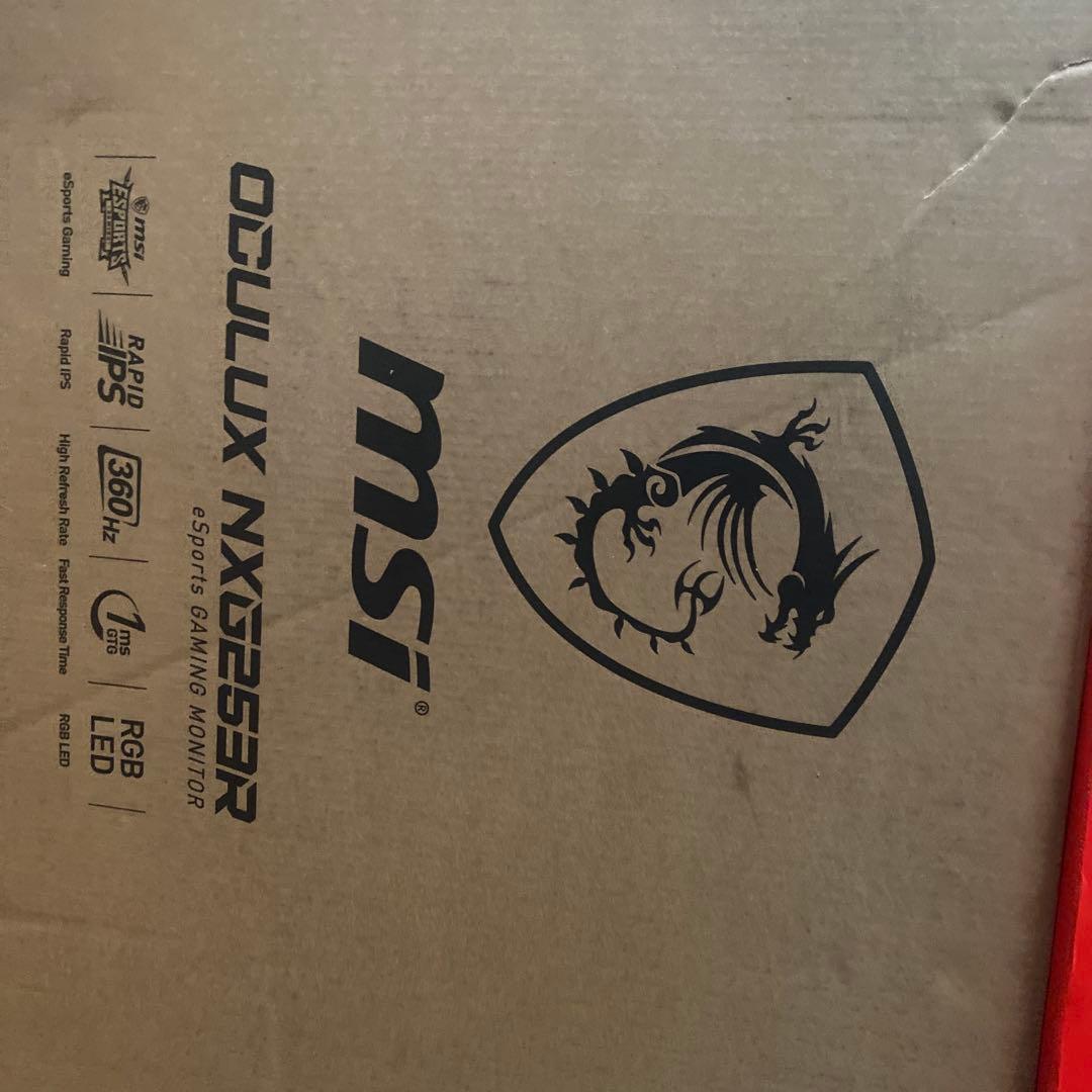 ディスプレイ・モニター本体 MSI Oculux NXG253R 360Hz