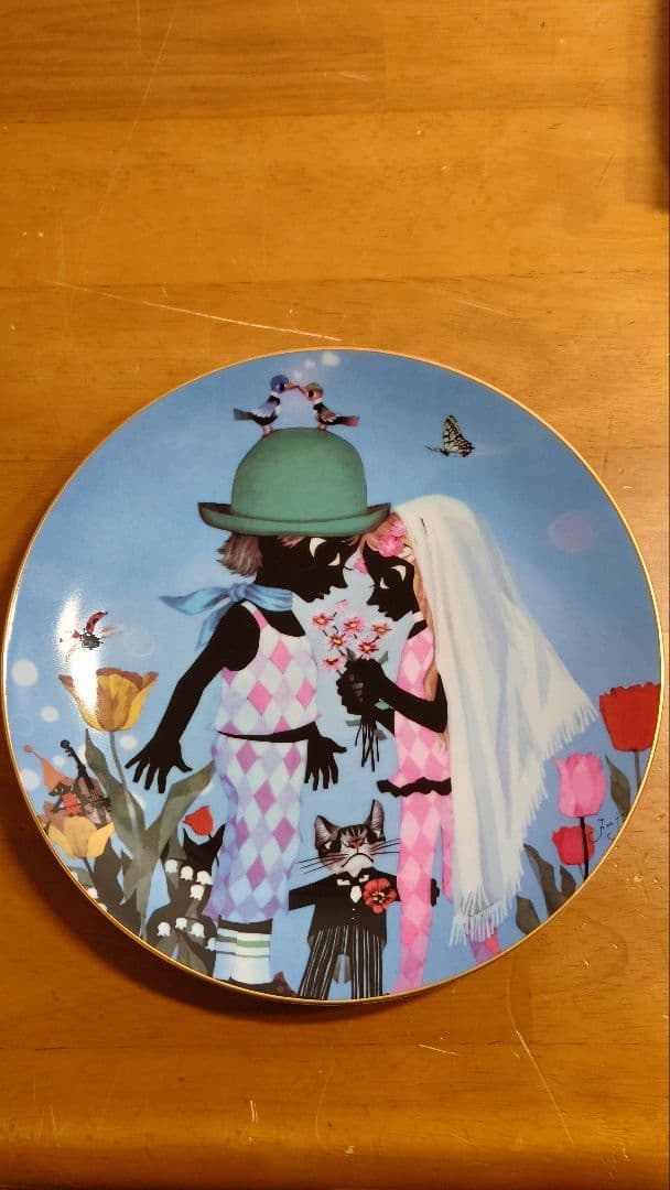 藤城清治　HOYA 飾り皿　4枚セット