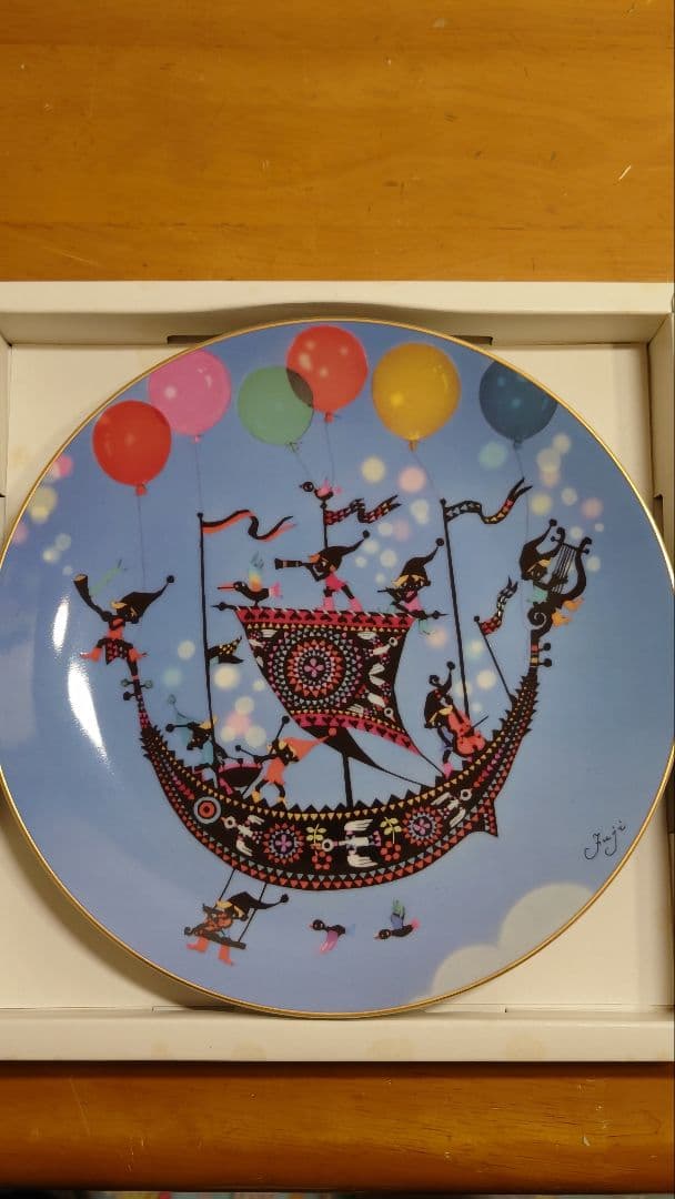 藤城清治　HOYA 飾り皿　4枚セット