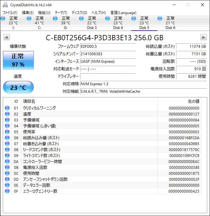 PHISON NVMe 256GB M.2 SSD 4枚セット【1220TO2】