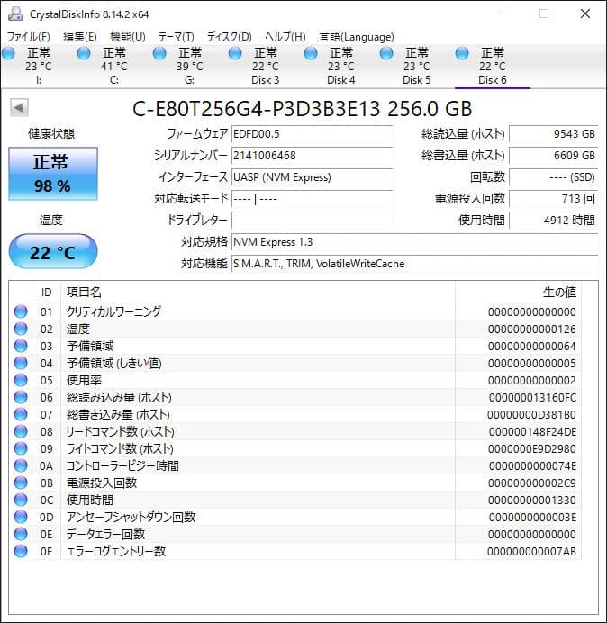 PHISON NVMe 256GB M.2 SSD 4枚セット【1220TO2】