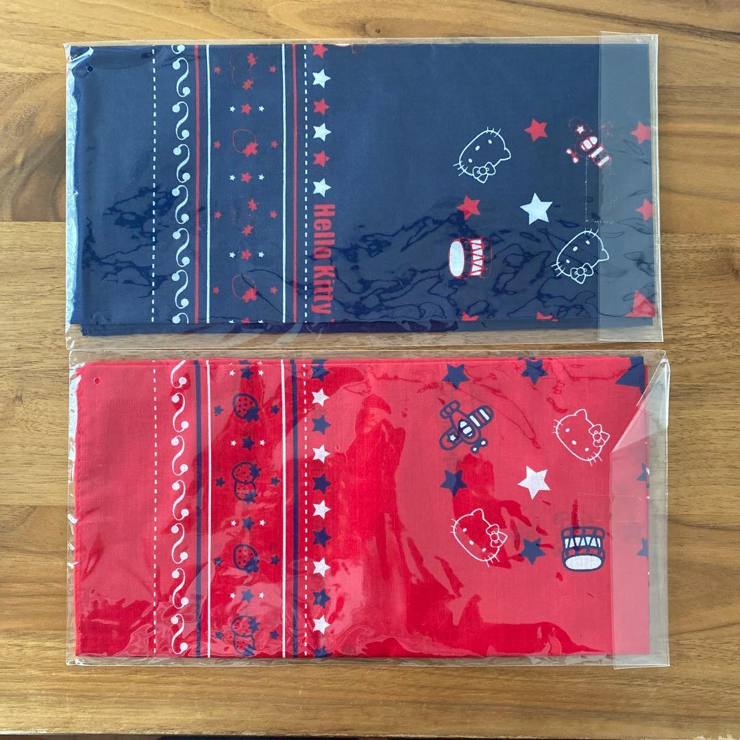 【超・超・超レア】【非売品】25thハローキティバンダナ ハガキ付き