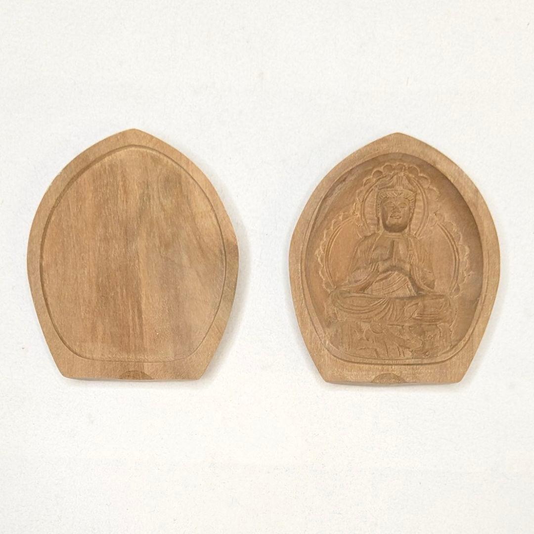 【フォロー割・新品】 香合仏　普賢菩薩　白檀　仏龕　懐中仏　普賢　仏像