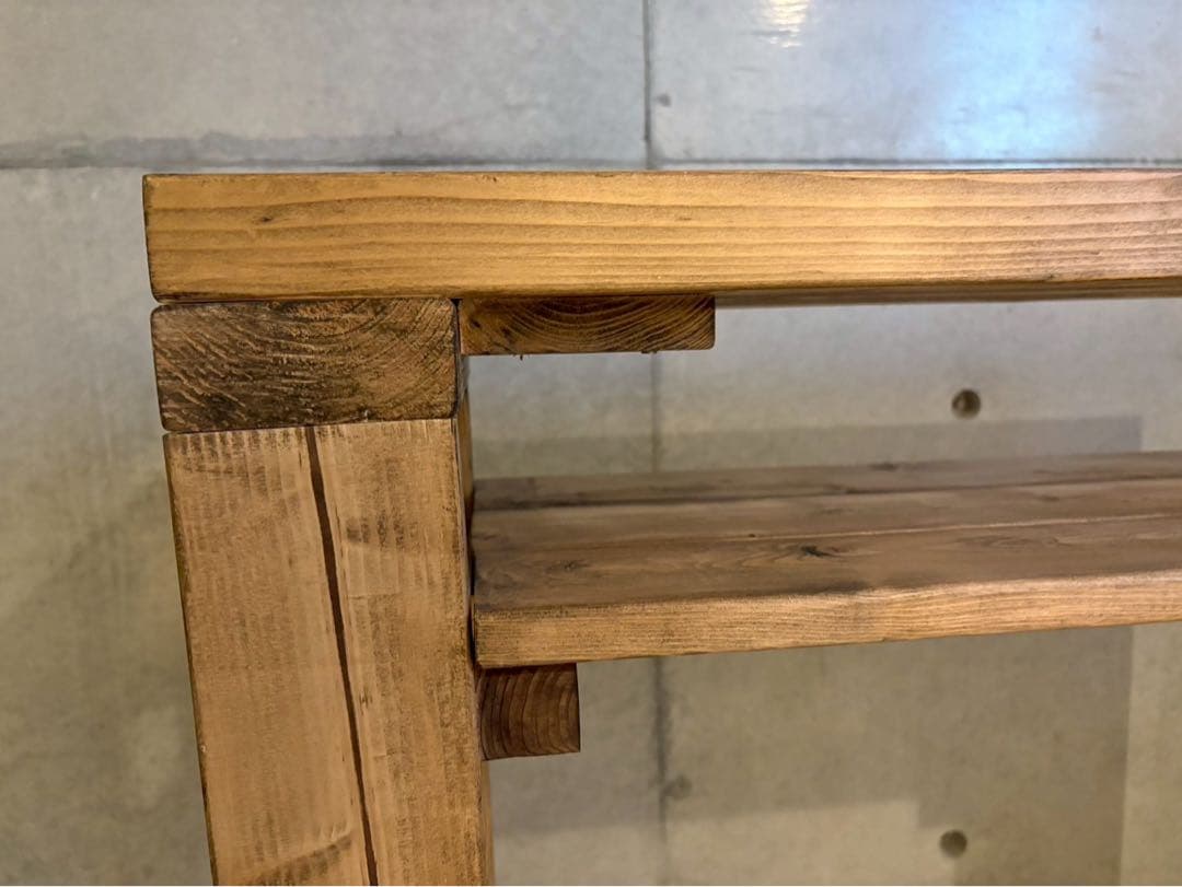 カフェ風　カウンターテーブル　ダイニングテーブル