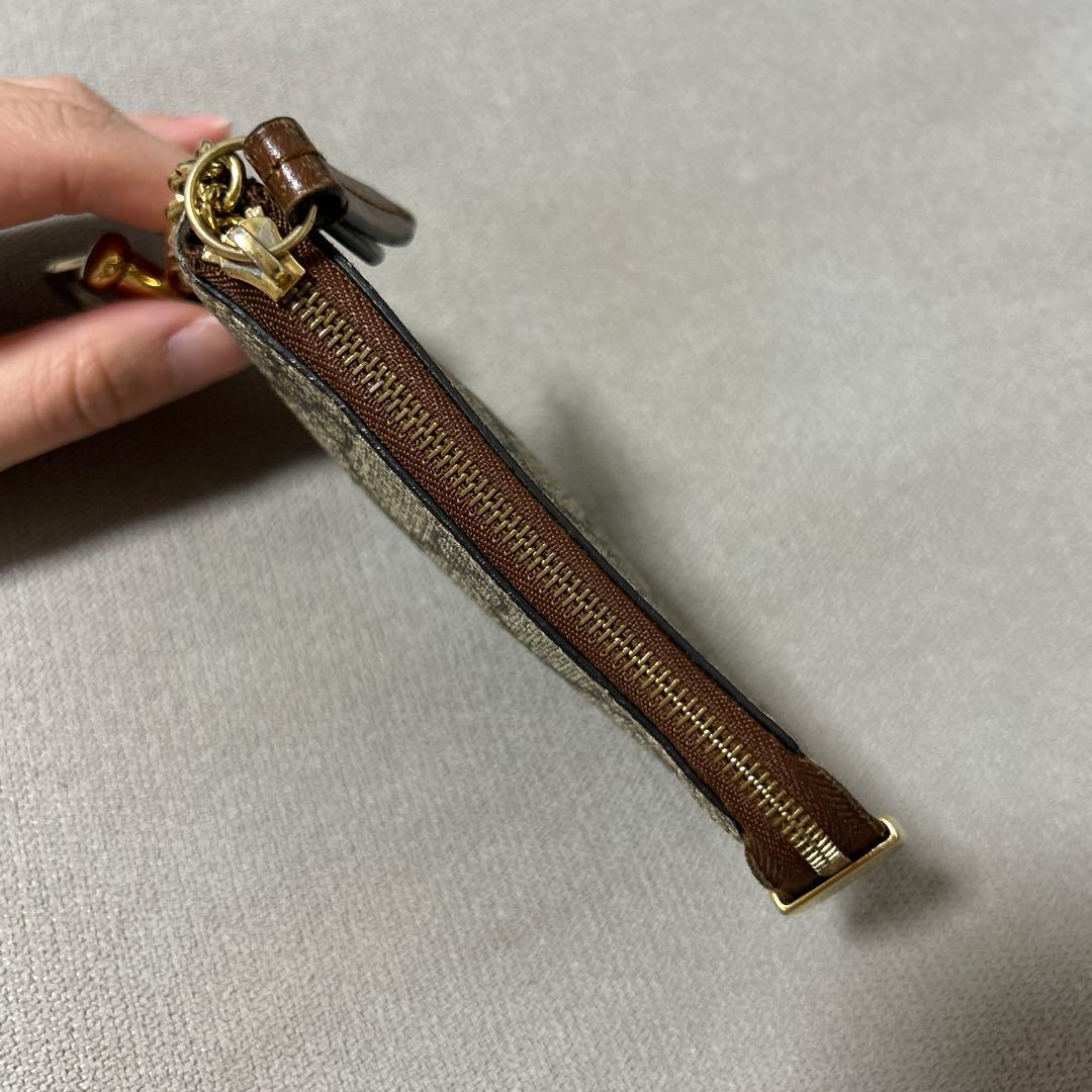 【値下げ中】Gucci GGパターン キーケース キーチェーン付き
