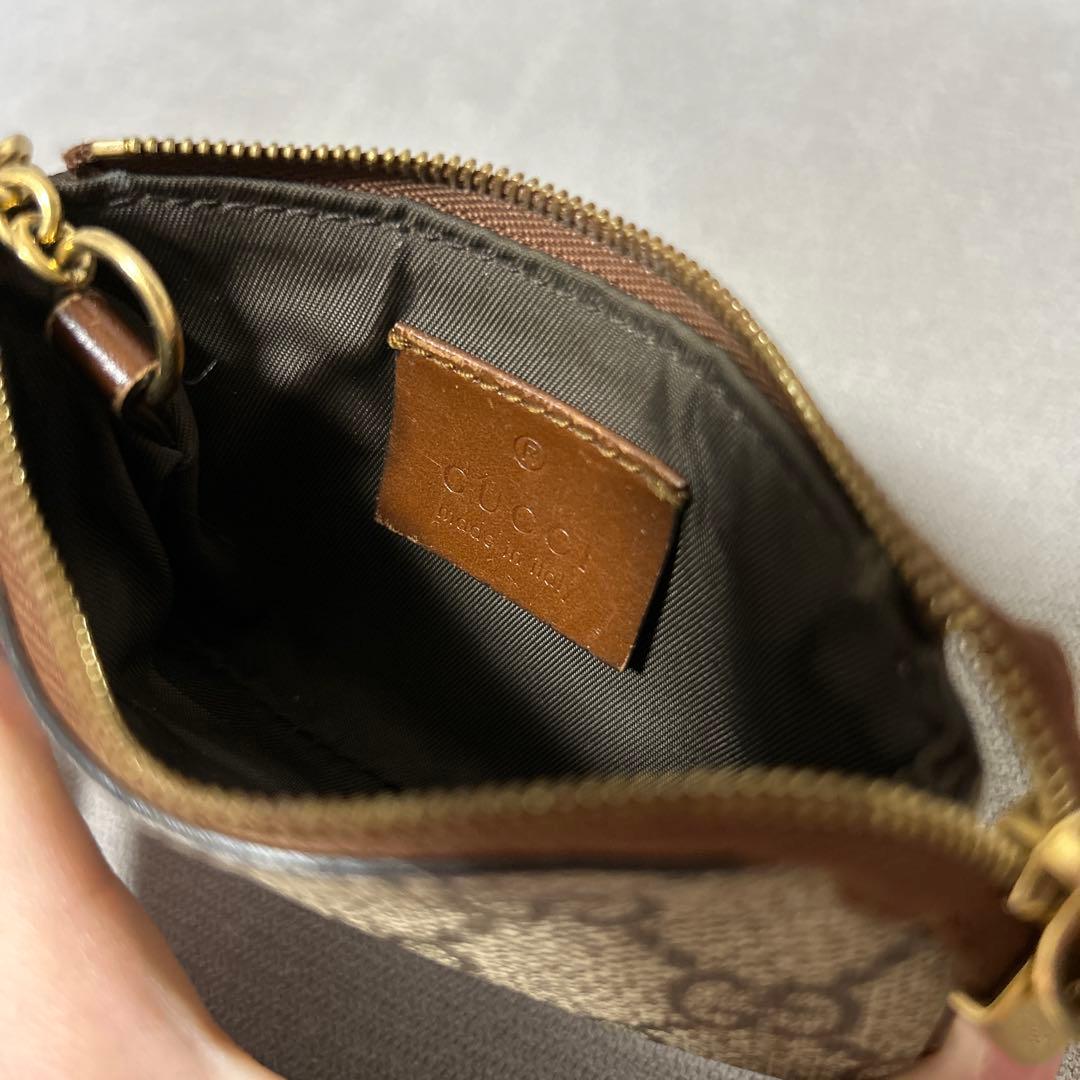 【値下げ中】Gucci GGパターン キーケース キーチェーン付き
