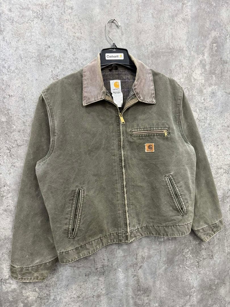 カーハートデトロイトジャケット　J97 MOS